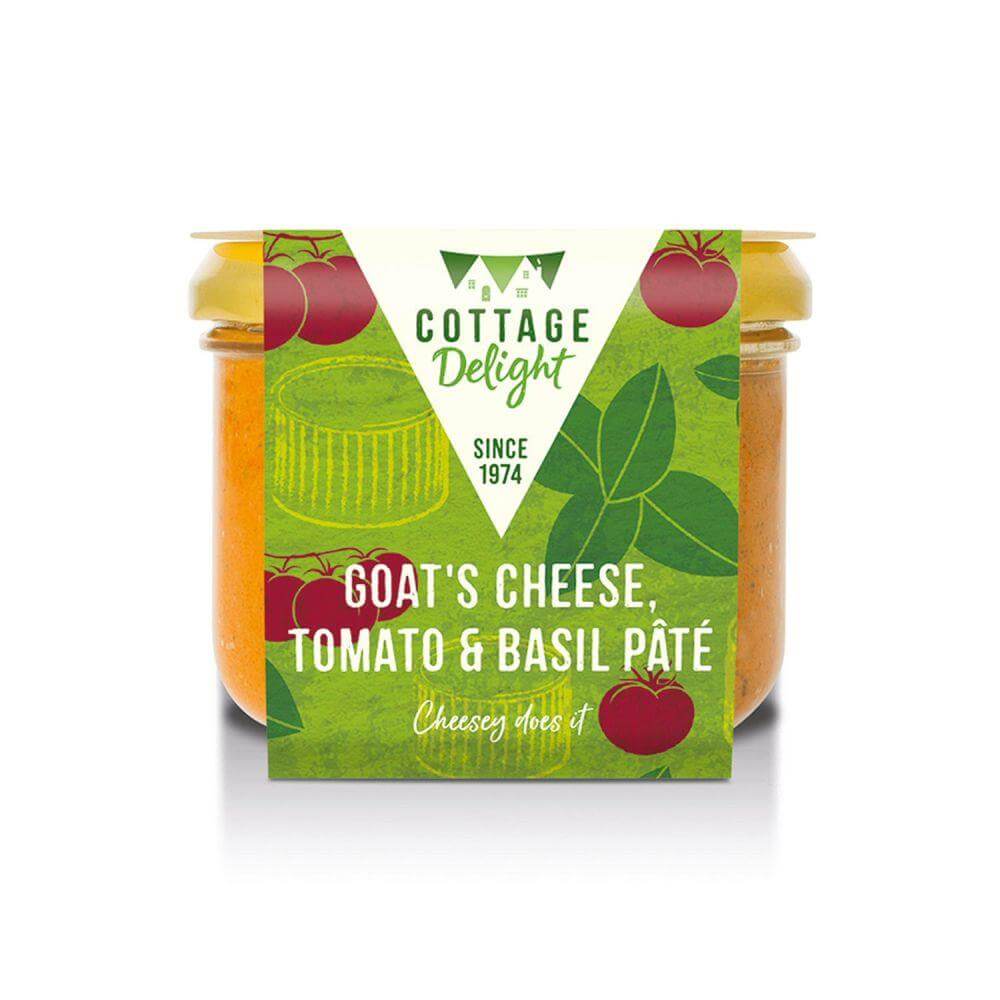 Cottage Delight Goats Cheese, Tomato & Basil Pate 180g